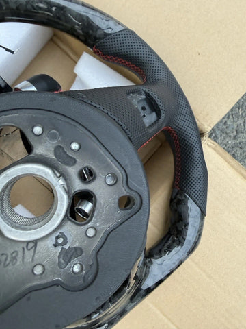 Custom Audi Rs3 S3 A3 Steering Wheel Forged Carbon Fiber