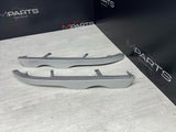 BMW E46 M3 Headlight Trims With Non Washer Option Titanium Silver