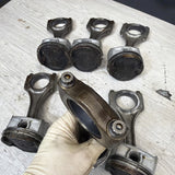 1996-2000 BMW S52 Engine Piston and Connecting Rod Set of 6 E36 M3 Z3M OEM