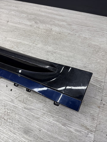 BMW 21-26 G80 M3 Front Left Lower Side Skirt Rocker Panel Tanzanite Blue