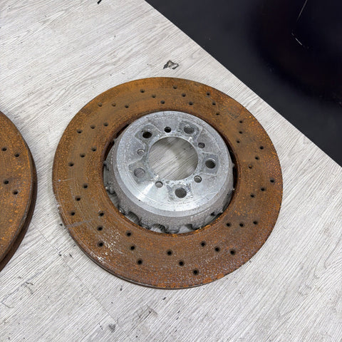 15-20 OEM BMW F87 F80 F82 M3 M4 Front Left Right Brake Disc Rotors Pair