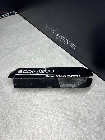 Racing 290mm Convex Mirror Black Frame No Tint