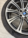 08-13 OEM BMW E90 E92 E93 M3 Rear 19” Wheel Rim Style 220M Silver 19x9.5 ET23