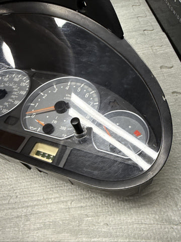 BMW 01-06 E46 M3 Manual Instrument Cluster Speedometer Spedometer *Read Notes*