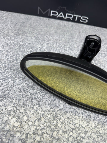 BMW E46 M3 Oval Auto-Dimming Auto Dim Rearview Mirror *Liquid Damage*