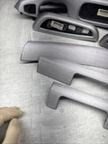 01-06 BMW E46 M3 Convertible Interior Armrests Trim Set Brushed Aluminum *Notes*
