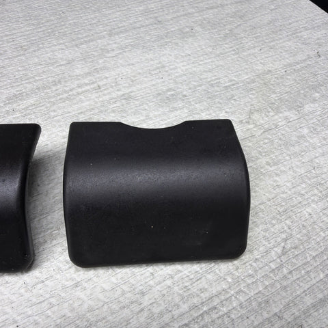 BMW GENUINE OEM E46 M3 01-06 BLACK REAR CHILD SEAT TRIM CAPS PAIR 7009902
