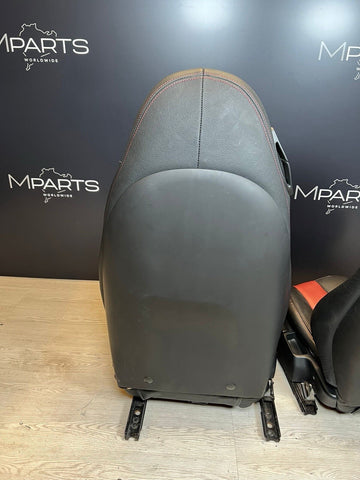 98-02 BMW Z3M Convertible Interior Front Heated Seats Blue / Black *Notes*