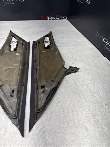 94-99 BMW E36 COUPE 318I 323I 325I M3 REAR LEFT & RIGHT C PILLAR TRIM BLACK