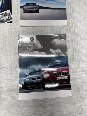 OEM 06-10 BMW E60 M5 BOOK BOOKS BOOKLETS POUCH