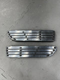 01-06 BMW E46 M3 Left Right Fender Vent Grilles Grills Trims Sprayed Black