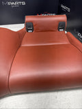 08-13 BMW E92 M3 Coupe Right Passenger Rear Seat Bottom Bench Fox Red Leather