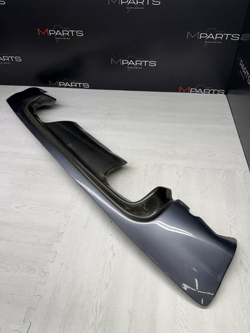 01-06 BMW E46 M3 CSL Style Rear Bumper Diffuser Carbon Fiber / Steel Grey