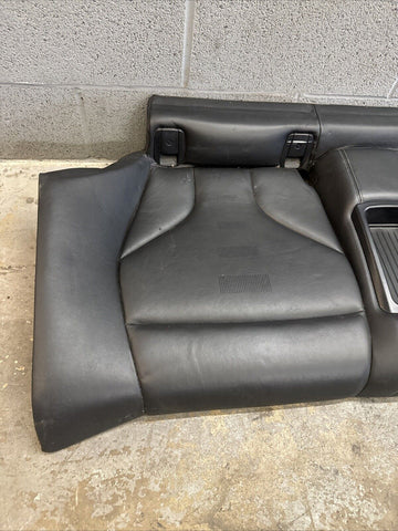 BMW F82 M4 Coupe 15-20 Rear Back Seats Cushion Black Leather Backrest Bench