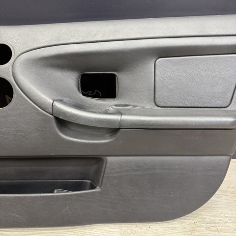 95-99 BMW E36 M3 Sedan Front Right Door Panel Card Black OEM