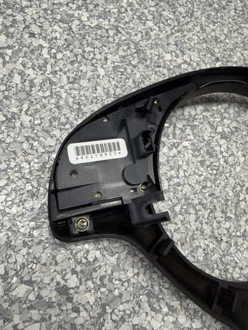 OEM 01-06 BMW E46 M3 Upper & Lower Steering Wheel Trim Cover Plate Black