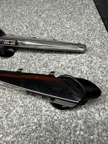 08-13 BMW E92 E93 M3 Fender Grilles Side Marker Lights Chrome OEM Factory