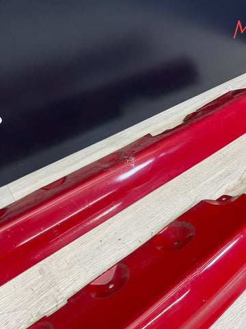 01-06 BMW E46 M3 Rocker Panel Side Skirts OEM Imola Red