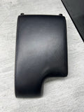 01-06 BMW E46 M3 Center Console Armrest Arm Rest Black Leather
