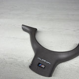 OEM 01-06 BMW E46 M3 Lower Steering Wheel Trim Cover Plate Titan Shadow Grey