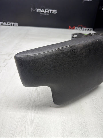 01-06 BMW E46 M3 Center Console Armrest Arm Rest Black Vinyl