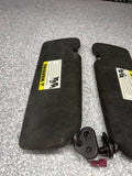 08-10 BMW E63 650i M6 COUPE Interior Sun Visor Left and Right Set OEM
