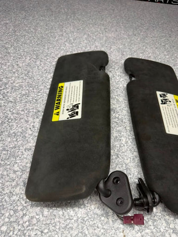 08-10 BMW E63 650i M6 COUPE Interior Sun Visor Left and Right Set OEM