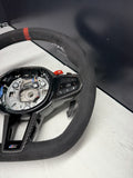 BMW M3 G80 G81 M4 G82 G83 LCI STEERING WHEEL M-POWER ALCANTARA CARBON OEM