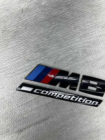 BMW Genuine F91 F92 F93 M8 Competition Rear Trunk Emblem Lettering Decal Badge