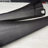 BMW 01-06 E46 325 330 M3 OEM Convertible Rear Top Lateral Trims Panels Black
