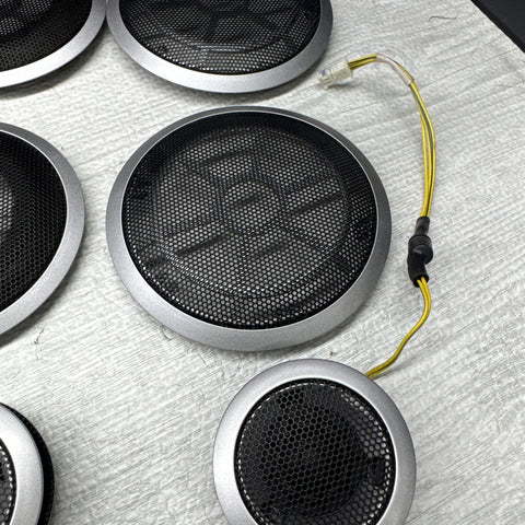 07-13 BMW E92 E93 3-Series 2dr Front Rear Door Individual Speaker Covers Trims