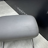2001-2006 BMW E46 M3 Convertible Grey Rear Headrests Head Rests Pair OEM