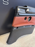 08-13 BMW E92 M3 Original Fox Red Interior Rear Right Passenger Door Card Panel