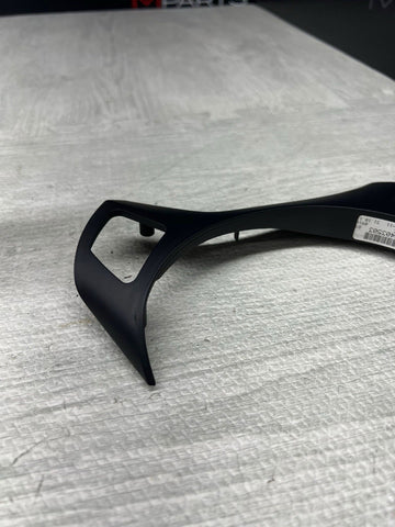 08-13 BMW E90 E92 E93 M3 Lower Steering Wheel Trim Cover Plate Black