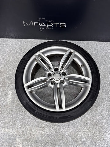 OEM BMW F10 F13 Front Wheel Rim 19x8.5 ET33 M Double Spoke Style 351 Silver