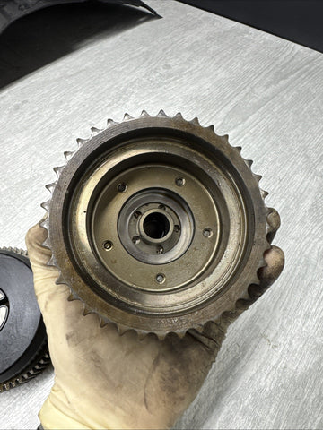 08-13 BMW S65 E90 E92 E93 M3 V8 Intake VANOS Unit Timing Cam Gears Sprockets (2)