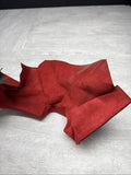 FERRARI F8 TRIBUTO RED ALCANTARA DRIVER LEFT LH LOWER DASH PANEL TRIM OEM