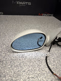 01-06 BMW E46 M3 Side View Door Mirrors Pair Alpine White *Notes*