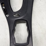 08-13 BMW E90 E92 M3 OEM  Front Center Console Cover Leather DCT *Scratches*