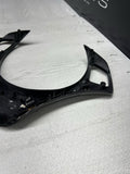 08-13 BMW E90 E92 E93 M3 Lower Steering Wheel Trim Cover Plate Carbon Fiber