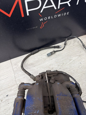 12-17 BMW M5 F10 M6 F06 F12 F13 Rear Brake Caliper w/ EPB Motor OEM Blue Right