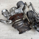 13-15 OEM BMW F10 F13 M5 M6 S63 PWG Garrett Turbo Turbos Turbocharger Set 62k