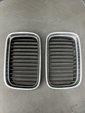 91-99 Bmw E36 3 Series M3 Front Kidney Grilles Grills Vents Covers Trims Oem