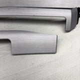 01-06 BMW E46 M3 Convertible Interior Armrests Trim Set Brushed Aluminum *Notes*