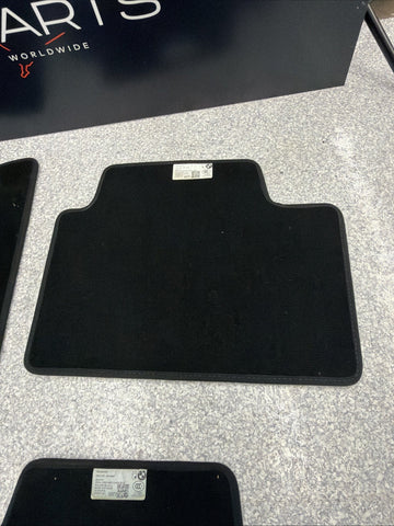 BMW OEM G20 G80 M3 19-23 BLACK FRONT REAR CARPET FLOOR MATS