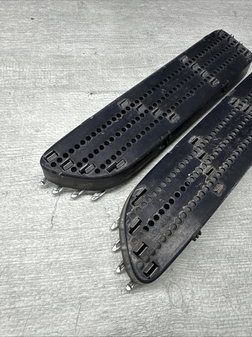 01-06 BMW E46 M3 Left Right Fender Vent Grilles Grills Trims Chrome Genuine OEM