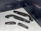 01-06 BMW E46 M3 Convertible Interior Armrests Trim Set Titan Shadow Grey
