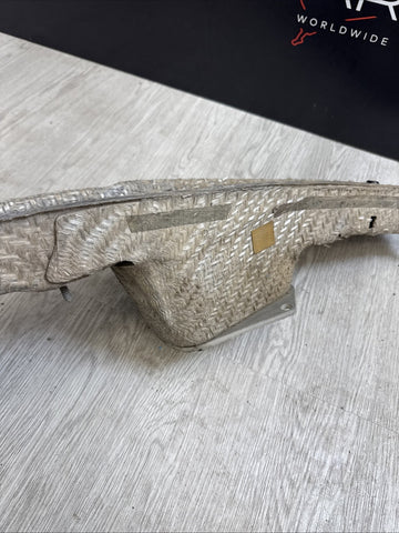 01-06 BMW E46 M3 Front Bumper Rebar Reinforcement Beam *Cracked*