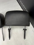 2001-2006 BMW E46 M3 Convertible Black Rear Headrests Head Rests Pair *NOTES*