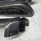 01-06 BMW E46 M3 Convertible Interior Armrests Trim Carbon Fiber *Notes*